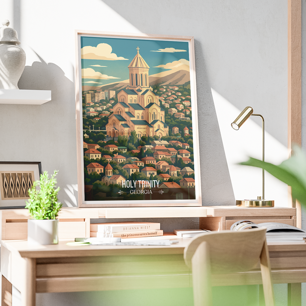 Holy Trinity Cathedral – Tbilisi - Georgia - Travel Wall Art Print - Art Print - Travel Art Poster