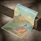 Kazbegi Trinity Church – Georgia - Travel Wall Art Print - Art Print - Travel Art Poster