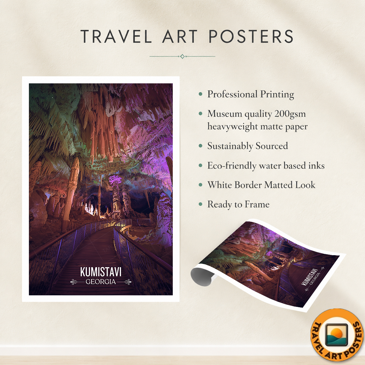 Martvili Canyon – Georgia - Travel Wall Art Print - Art Print - Travel Art Poster