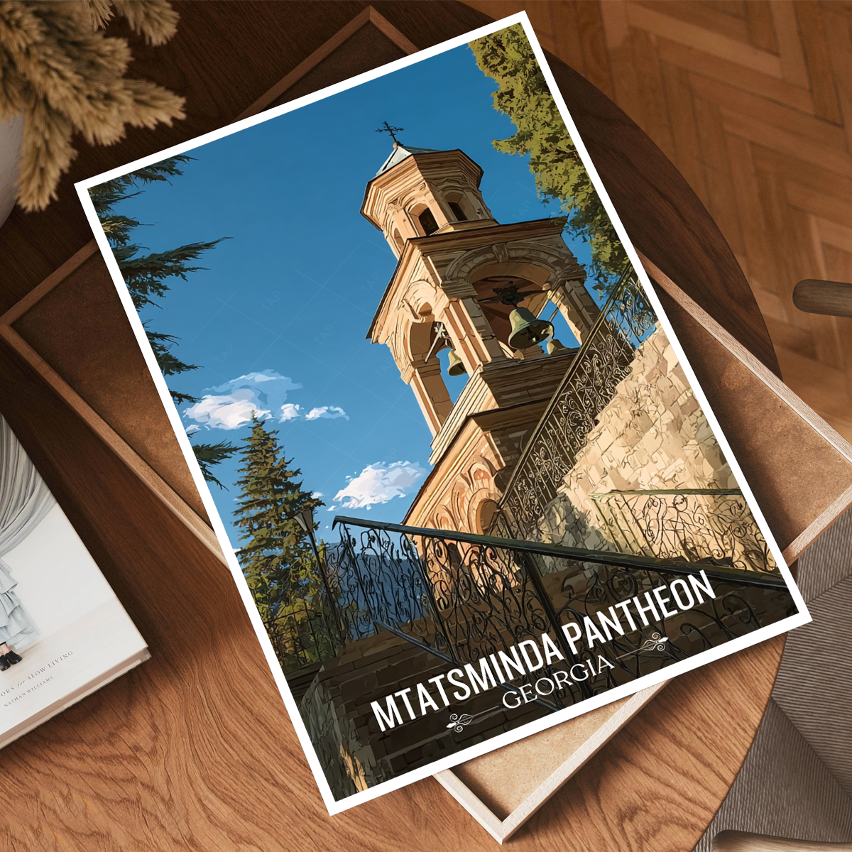 Mtatsminda Pantheon – Georgia - Travel Wall Art Print - Art Print - Travel Art Poster
