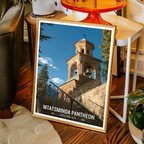 Mtatsminda Pantheon – Georgia - Travel Wall Art Print - Art Print - Travel Art Poster