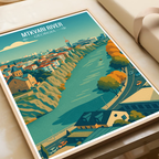 Mtkvari River – Georgia - Travel Wall Art Print - Art Print - Travel Art Poster