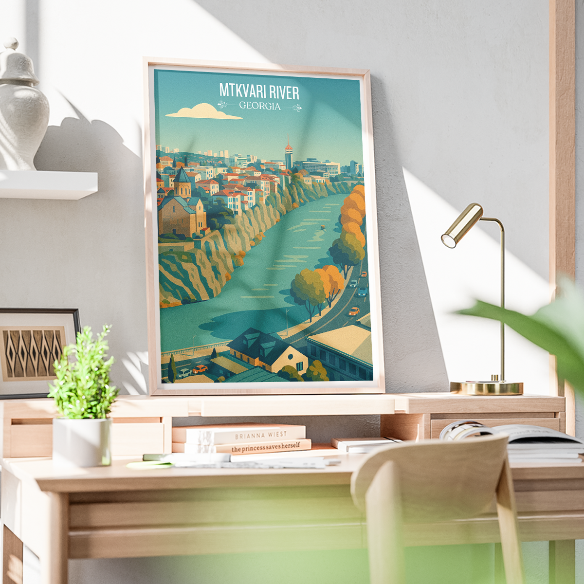 Mtkvari River – Georgia - Travel Wall Art Print - Art Print - Travel Art Poster