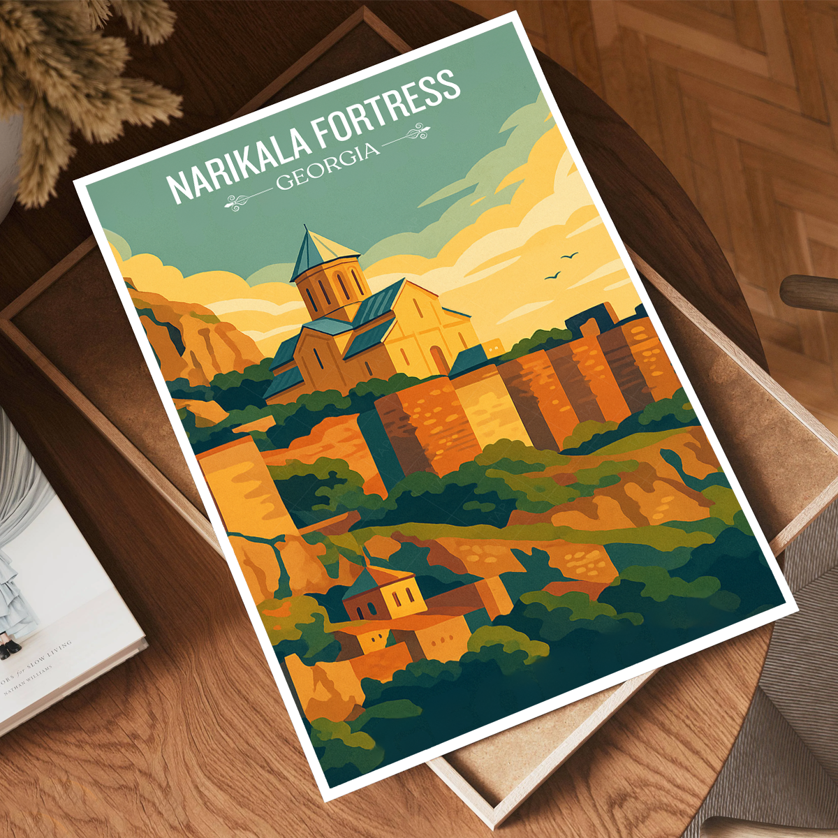 Narikala Fortress – Georgia - Travel Wall Art Print - Art Print - Travel Art Poster
