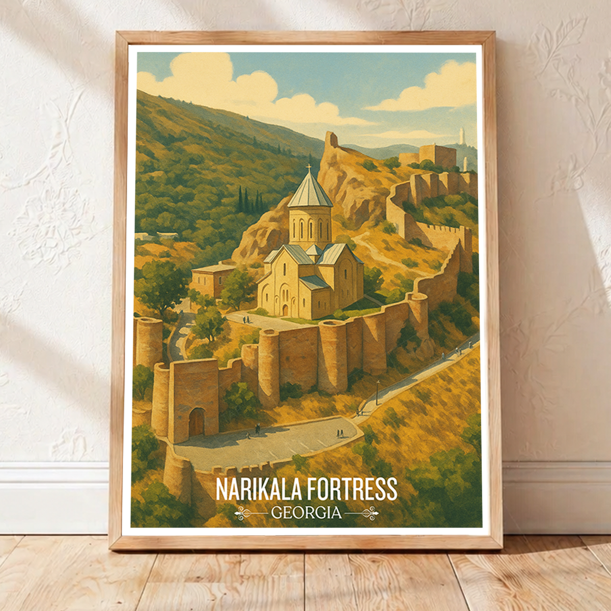 Narikala Fortress - Tbilisi – Georgia - Travel Wall Art Print - Art Print - Travel Art Poster