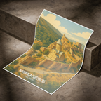 Narikala Fortress - Tbilisi – Georgia - Travel Wall Art Print - Art Print - Travel Art Poster