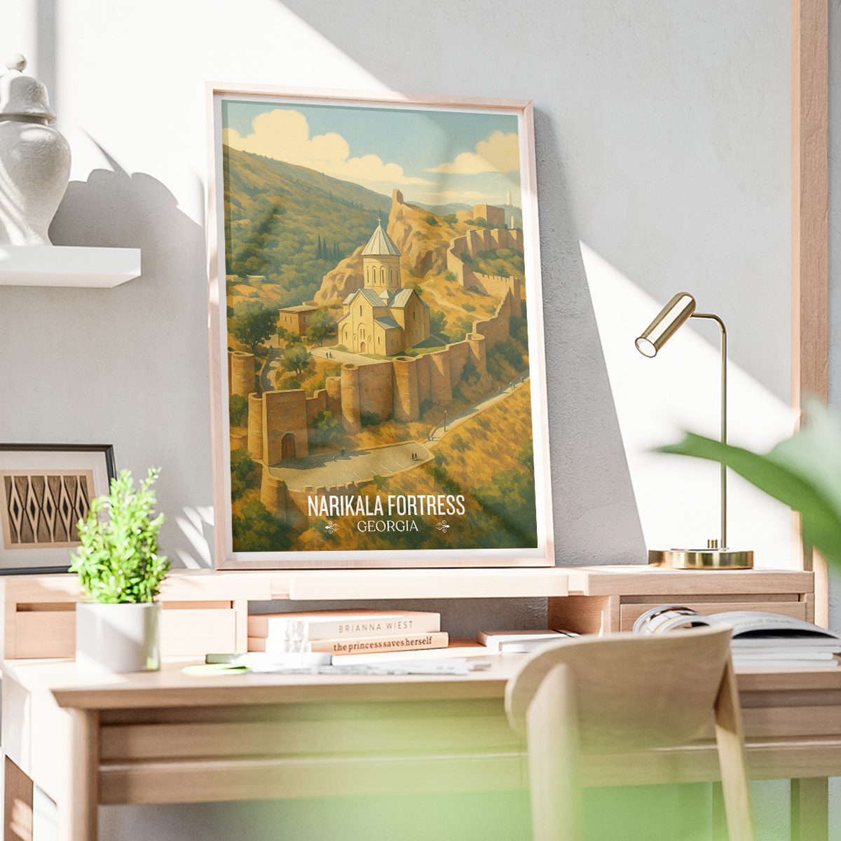 Narikala Fortress - Tbilisi – Georgia - Travel Wall Art Print - Art Print - Travel Art Poster