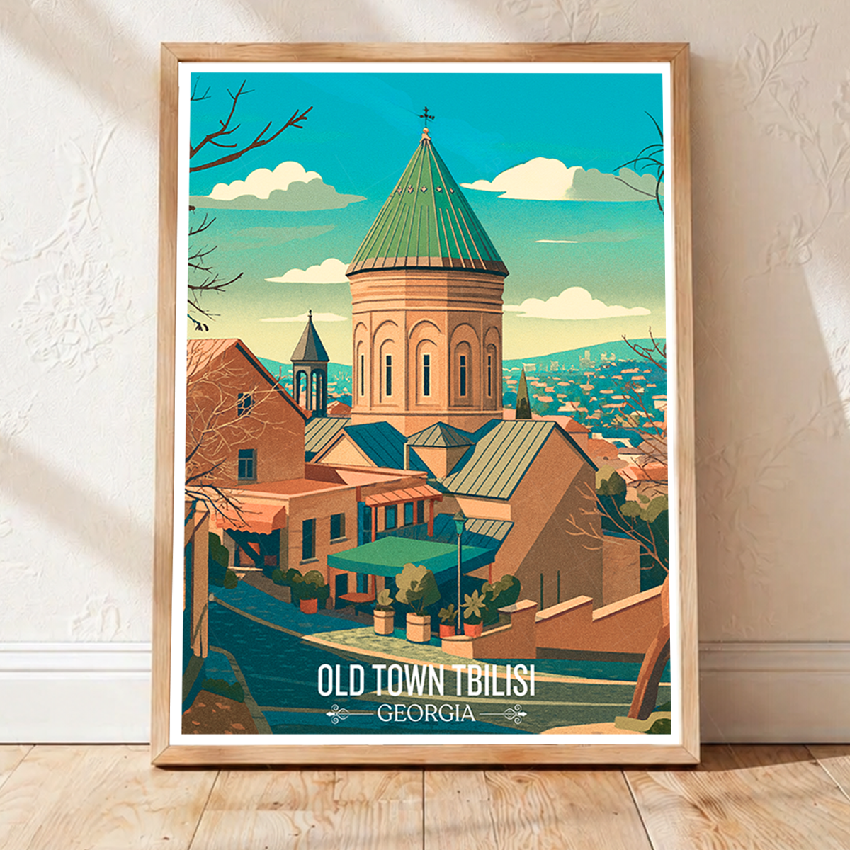 Old Town Tbilisi – Georgia - Travel Wall Art Print - Art Print - Travel Art Poster