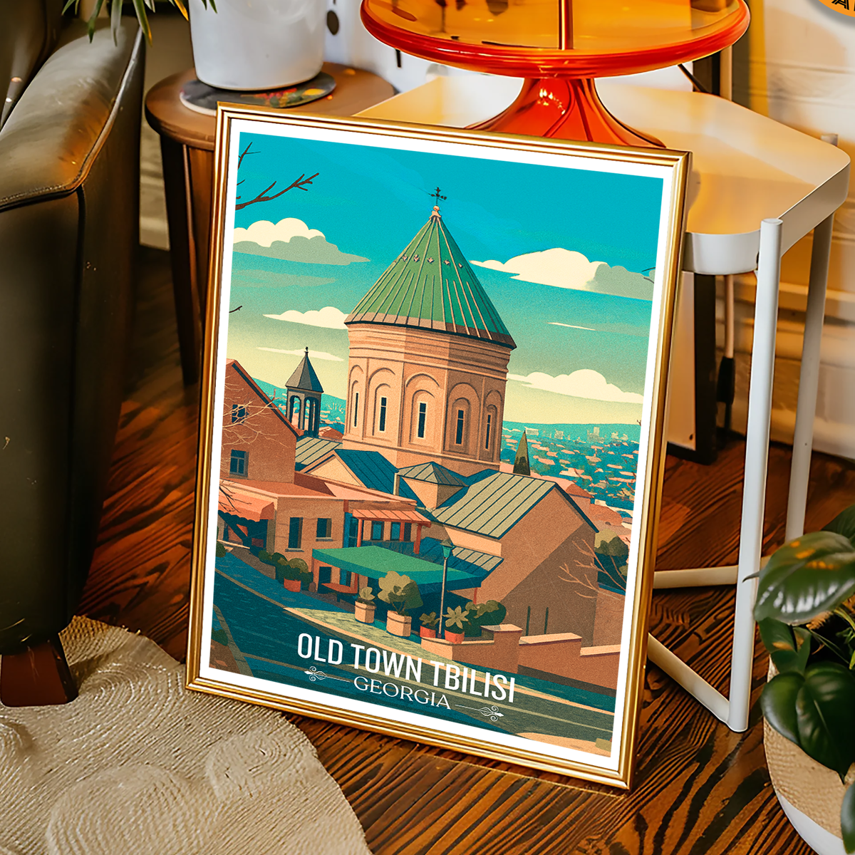 Old Town Tbilisi – Georgia - Travel Wall Art Print - Art Print - Travel Art Poster