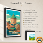 Old Town Tbilisi – Georgia - Travel Wall Art Print - Art Print - Travel Art Poster