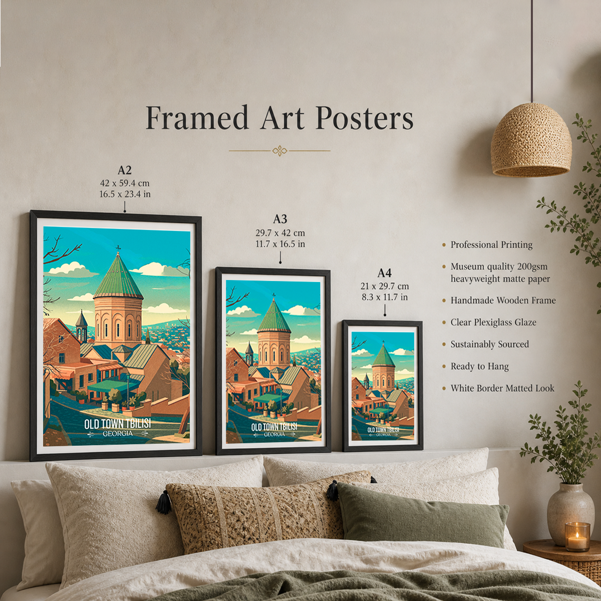 Old Town Tbilisi – Georgia - Travel Wall Art Print - Art Print - Travel Art Poster
