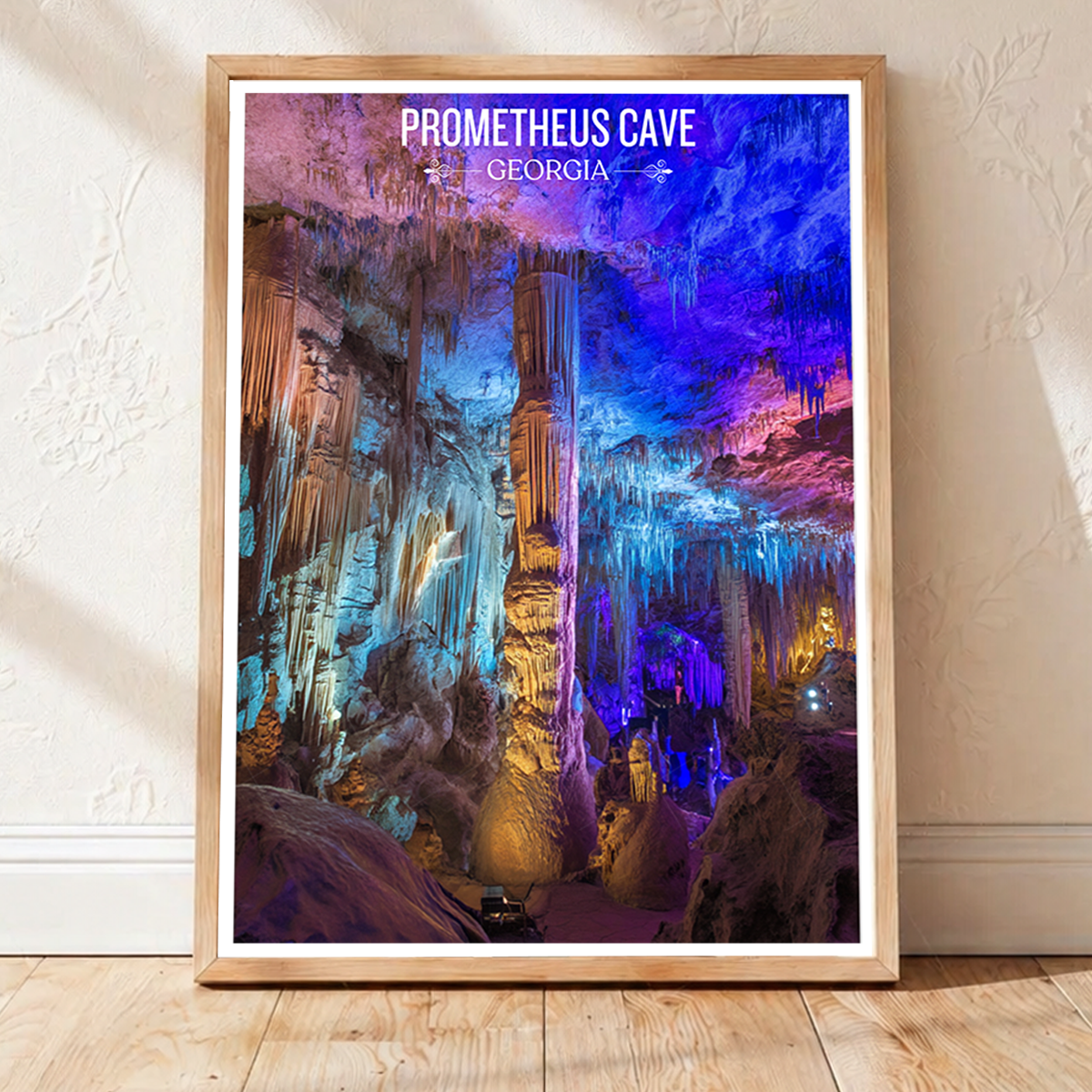 Prometheus Cave – Georgia - Travel Wall Art Print - Art Print - Travel Art Poster