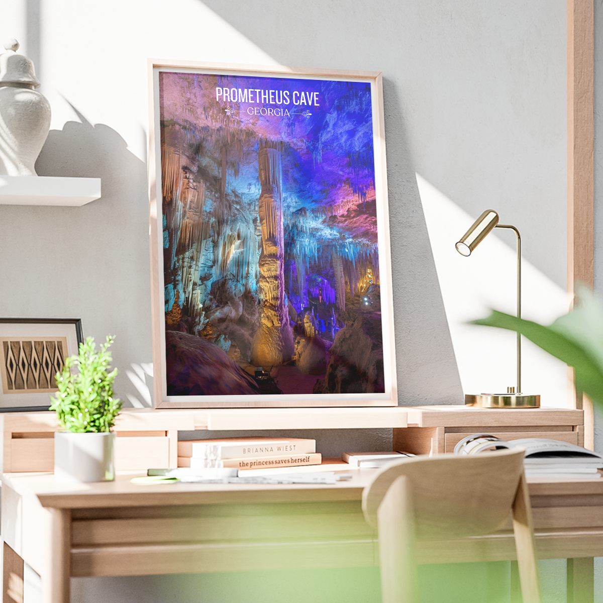 Prometheus Cave – Georgia - Travel Wall Art Print - Art Print - Travel Art Poster