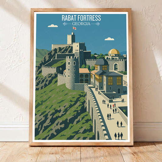 Rabat Fortress – Georgia - Travel Wall Art Print - Art Print - Travel Art Poster