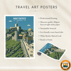 Rabat Fortress – Georgia - Travel Wall Art Print - Art Print - Travel Art Poster
