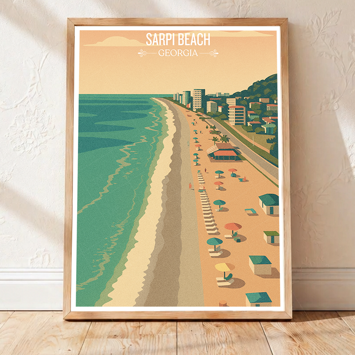 Sarpi Beach – Georgia - Travel Wall Art Print - Art Print - Travel Art Poster