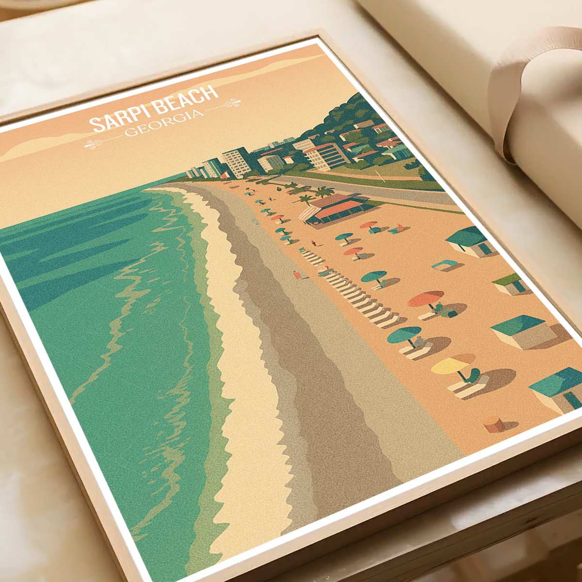 Sarpi Beach – Georgia - Travel Wall Art Print - Art Print - Travel Art Poster