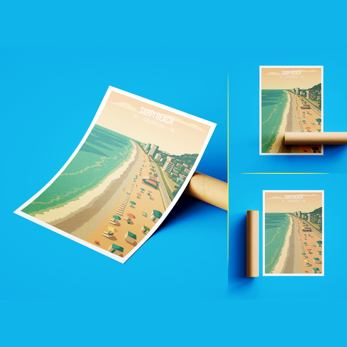 Sarpi Beach – Georgia - Travel Wall Art Print - Art Print - Travel Art Poster