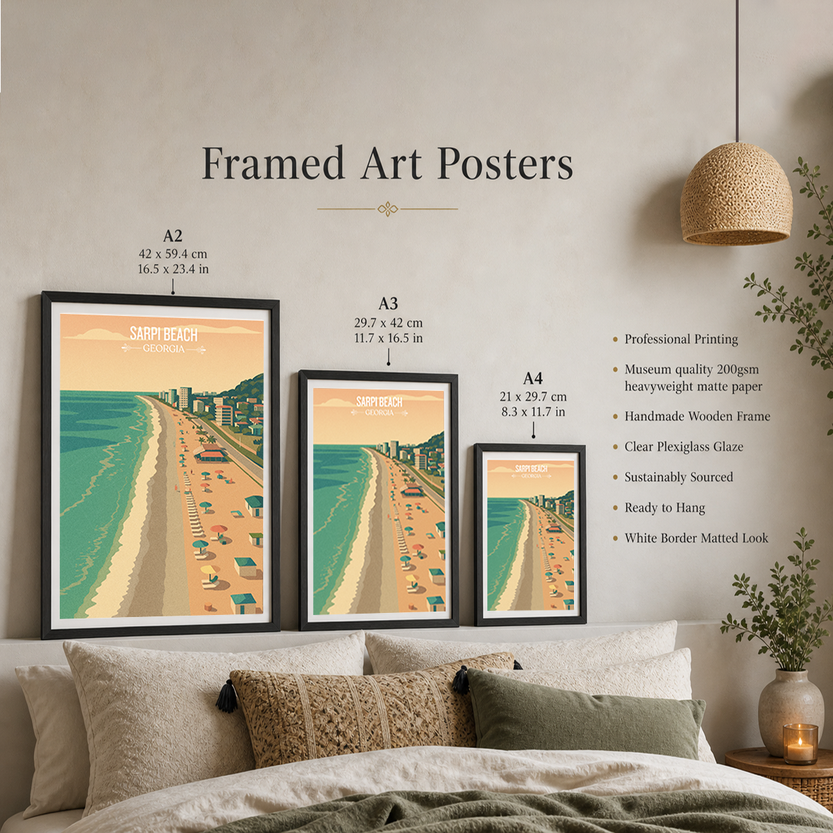 Sarpi Beach – Georgia - Travel Wall Art Print - Art Print - Travel Art Poster