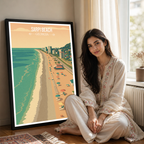 Sarpi Beach – Georgia - Travel Wall Art Print - Art Print - Travel Art Poster