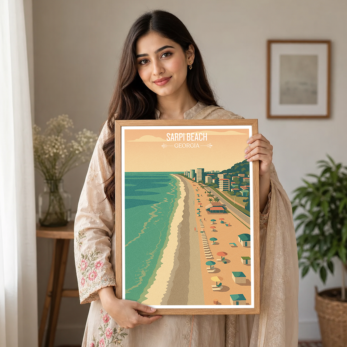 Sarpi Beach – Georgia - Travel Wall Art Print - Art Print - Travel Art Poster