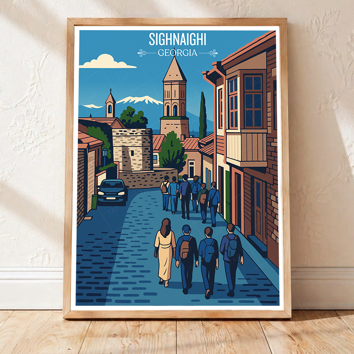 Sighnaighi – Georgia - Travel Wall Art Print - Art Print - Travel Art Poster