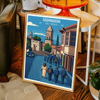 Sighnaighi – Georgia - Travel Wall Art Print - Art Print - Travel Art Poster
