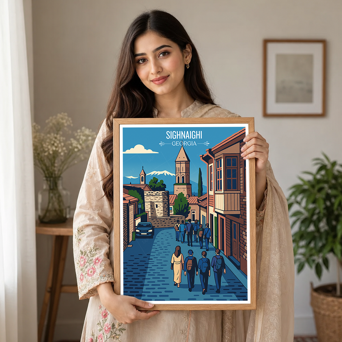 Sighnaighi – Georgia - Travel Wall Art Print - Art Print - Travel Art Poster