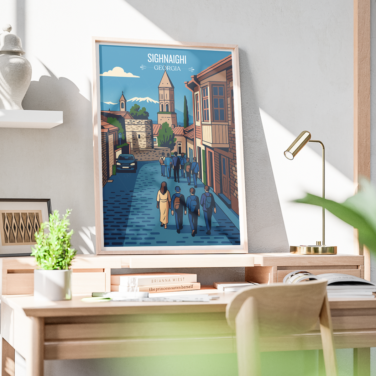 Sighnaighi – Georgia - Travel Wall Art Print - Art Print - Travel Art Poster