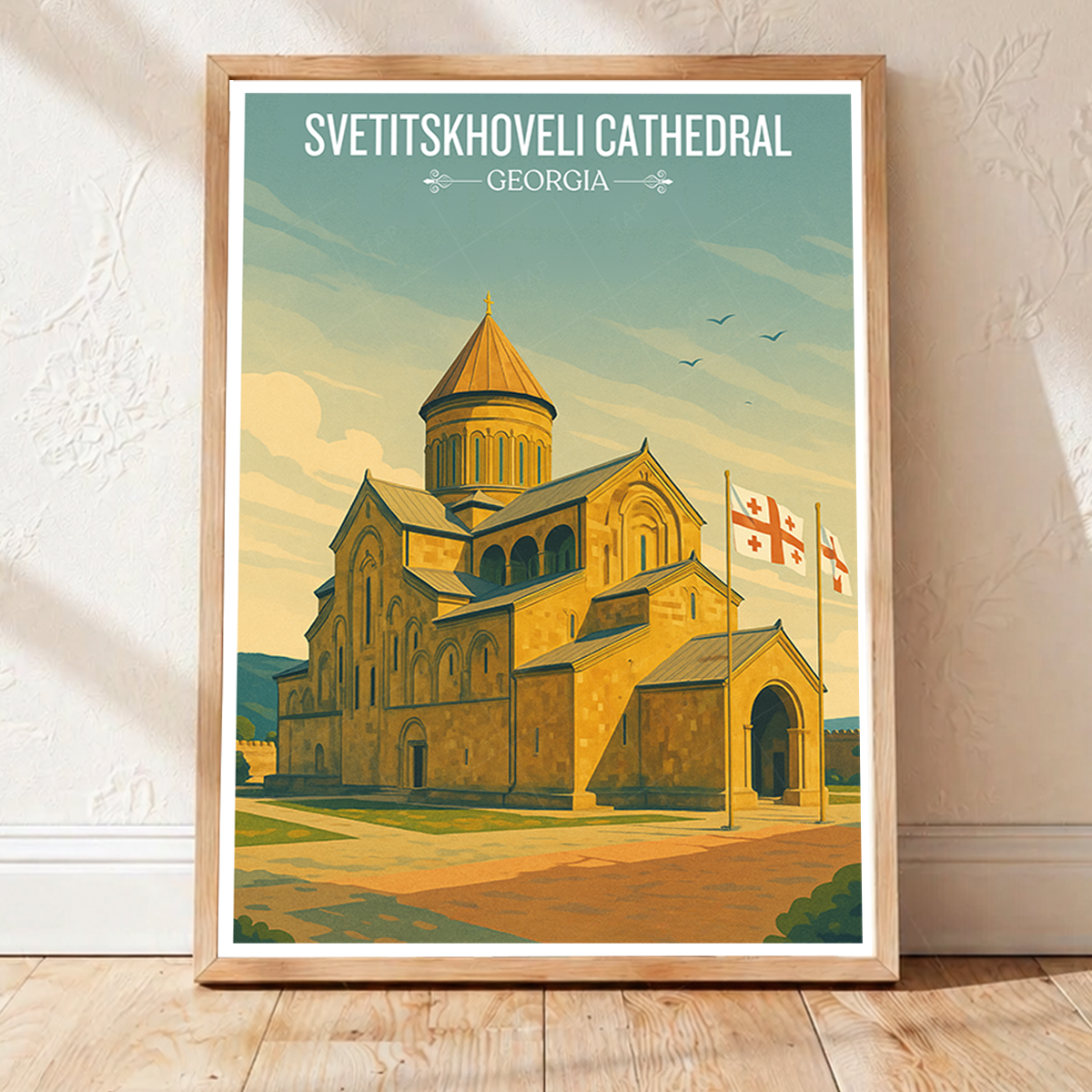 Svetitskhoveli Cathedral – Georgia - Travel Wall Art Print - Art Print - Travel Art Poster