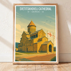 Svetitskhoveli Cathedral – Georgia - Travel Wall Art Print - Art Print - Travel Art Poster