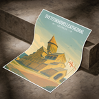 Svetitskhoveli Cathedral – Georgia - Travel Wall Art Print - Art Print - Travel Art Poster