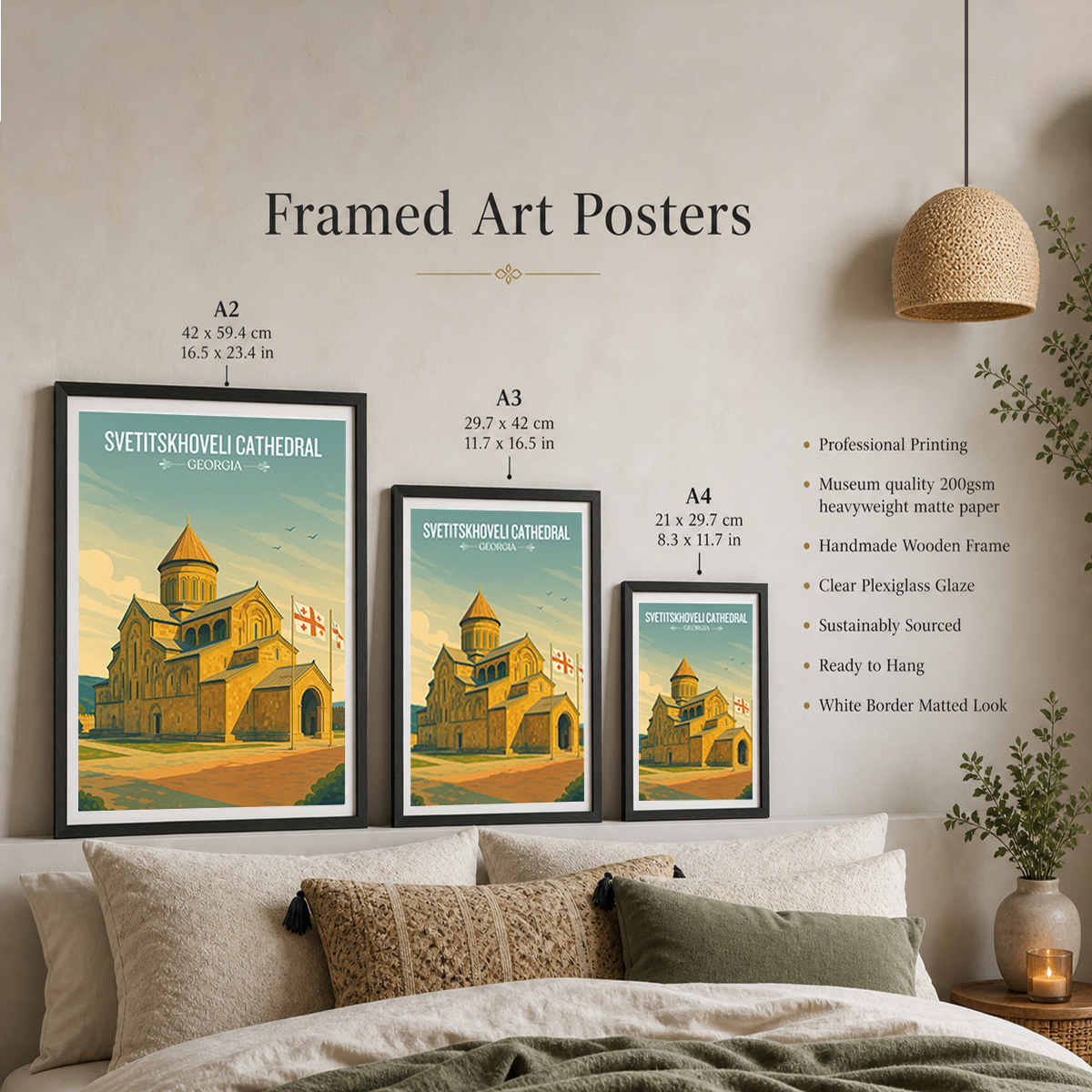 Svetitskhoveli Cathedral – Georgia - Travel Wall Art Print - Art Print - Travel Art Poster