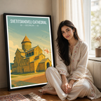 Svetitskhoveli Cathedral – Georgia - Travel Wall Art Print - Art Print - Travel Art Poster