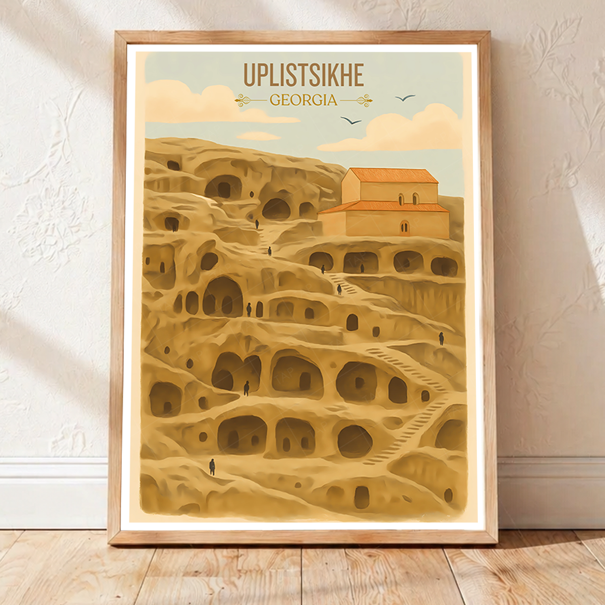 Uplistsikhe Cave City – Georgia - Travel Wall Art Print - Art Print - Travel Art Poster