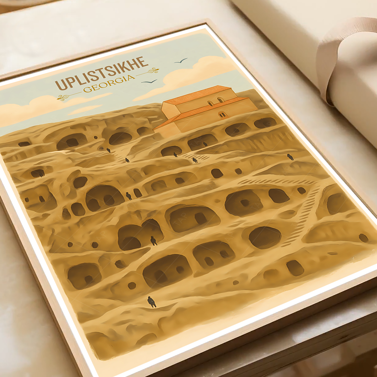 Uplistsikhe Cave City – Georgia - Travel Wall Art Print - Art Print - Travel Art Poster