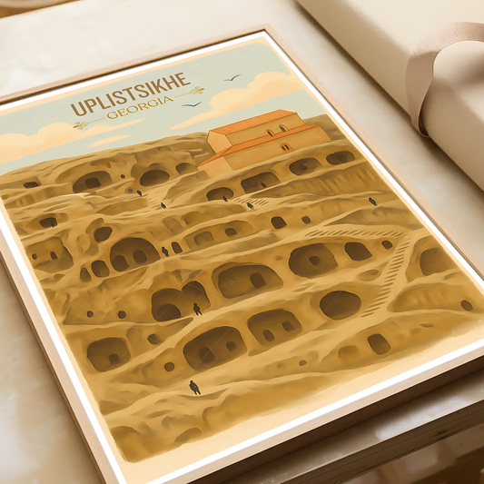Uplistsikhe Cave City – Georgia - Travel Wall Art Print - Art Print - Travel Art Poster