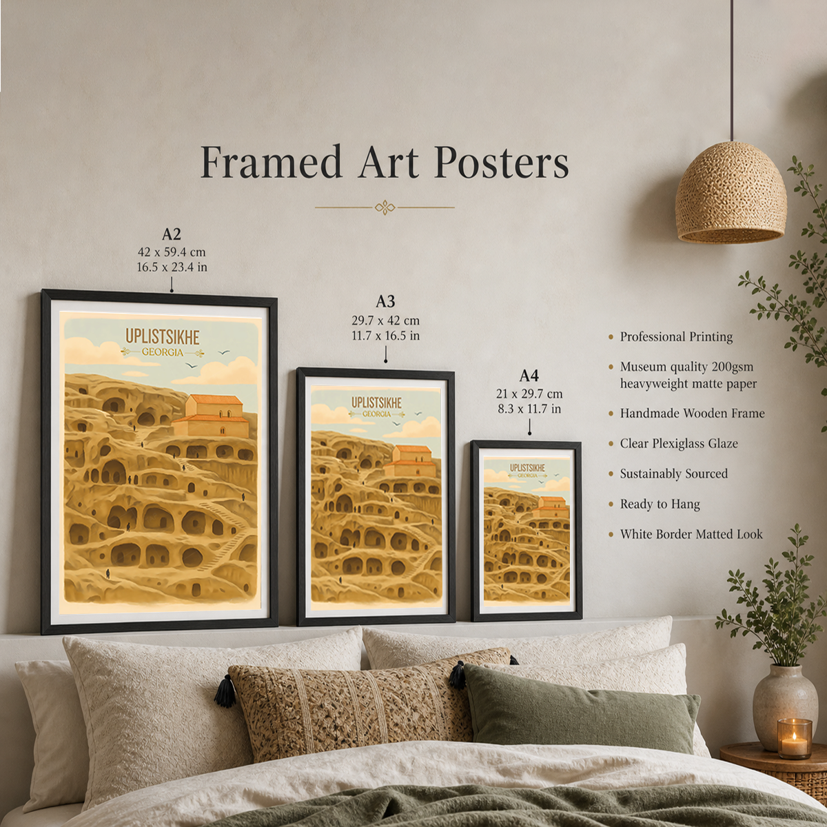 Uplistsikhe Cave City – Georgia - Travel Wall Art Print - Art Print - Travel Art Poster