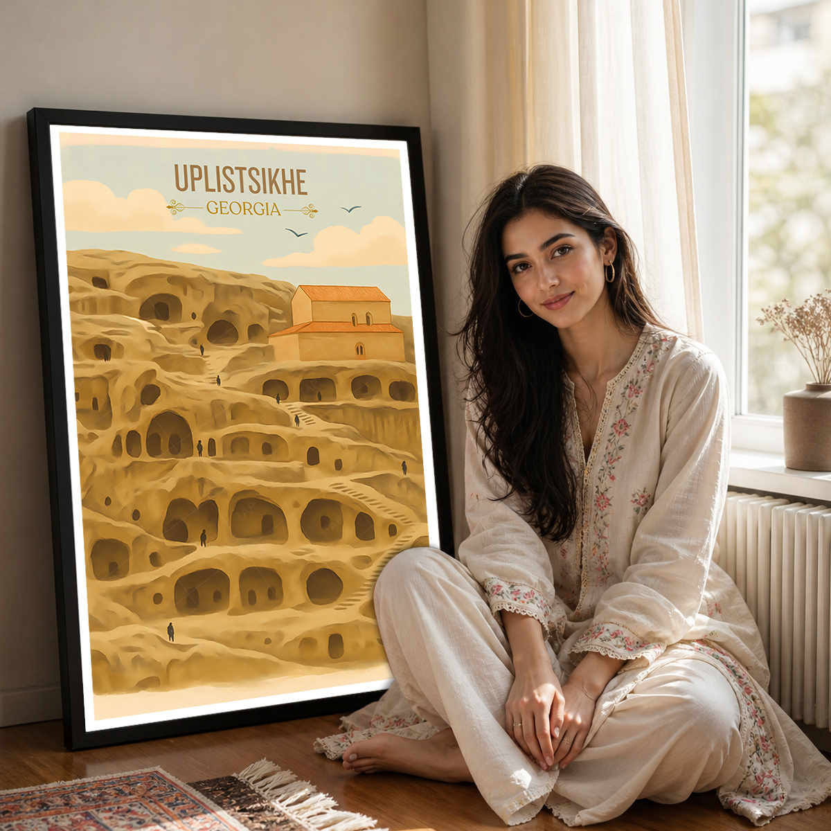 Uplistsikhe Cave City – Georgia - Travel Wall Art Print - Art Print - Travel Art Poster