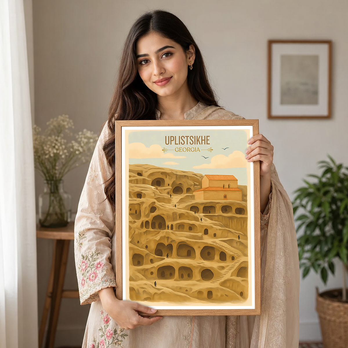Uplistsikhe Cave City – Georgia - Travel Wall Art Print - Art Print - Travel Art Poster