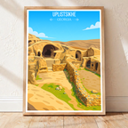 Uplistsikhe – Georgia - Travel Wall Art Print - Art Print - Travel Art Poster