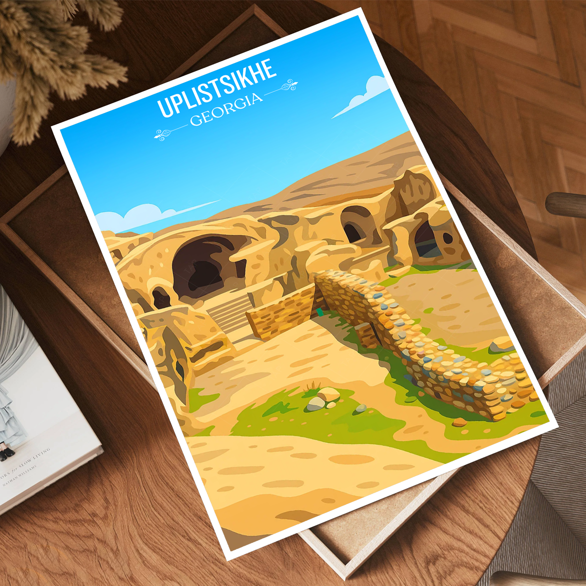 Uplistsikhe – Georgia - Travel Wall Art Print - Art Print - Travel Art Poster
