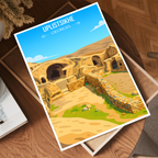 Uplistsikhe – Georgia - Travel Wall Art Print - Art Print - Travel Art Poster