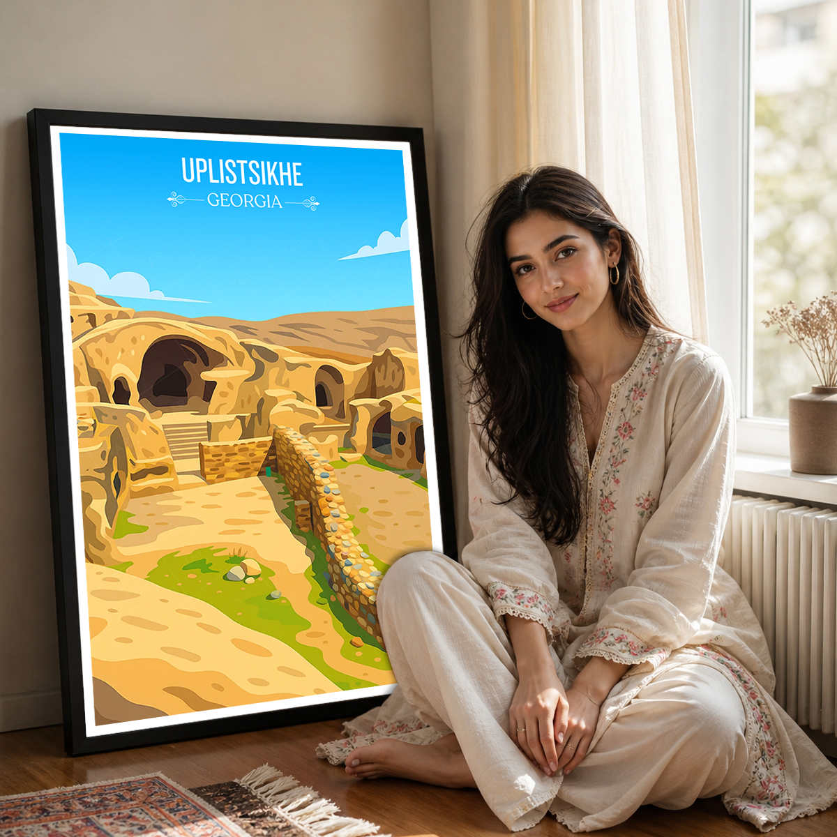 Uplistsikhe – Georgia - Travel Wall Art Print - Art Print - Travel Art Poster