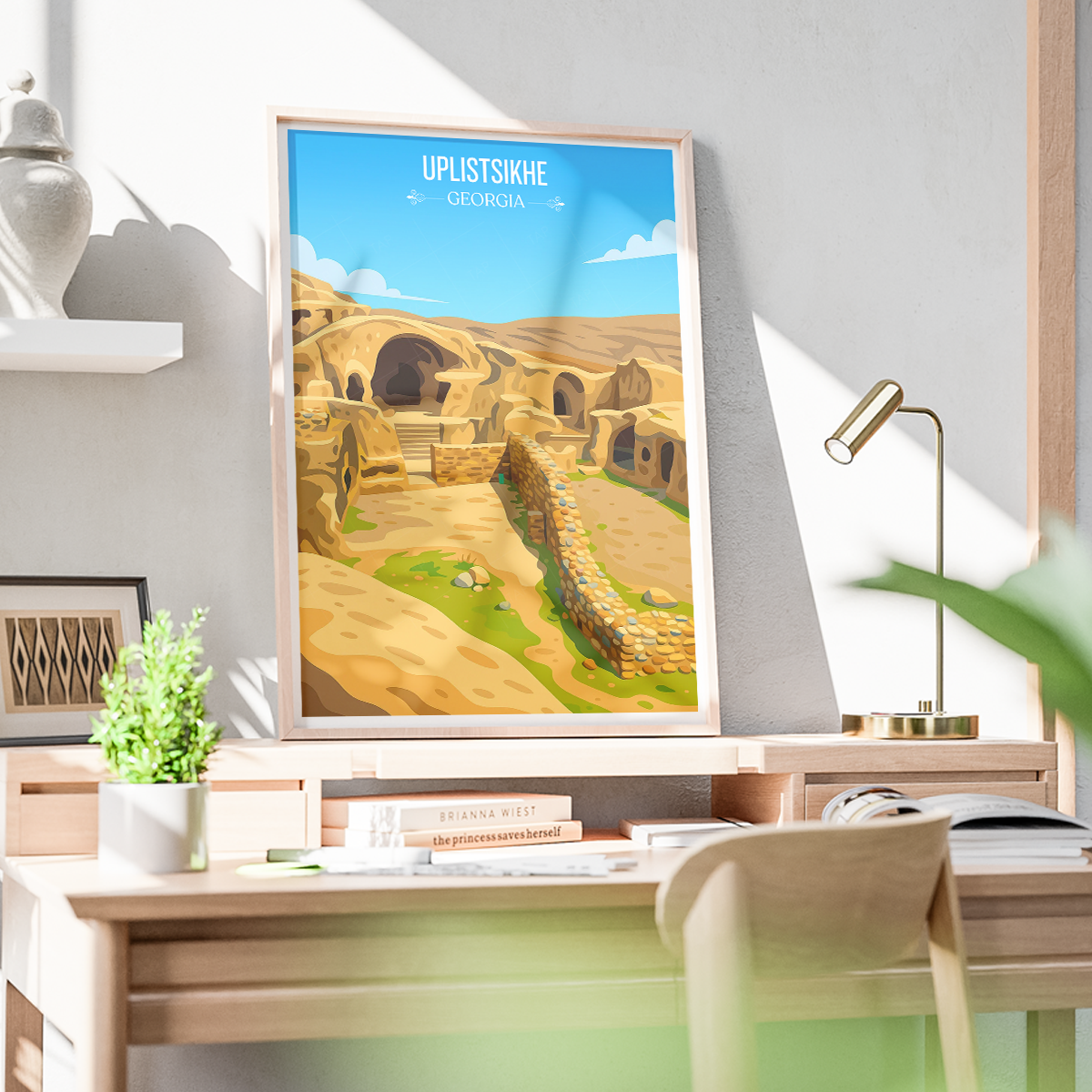 Uplistsikhe – Georgia - Travel Wall Art Print - Art Print - Travel Art Poster