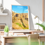 Uplistsikhe – Georgia - Travel Wall Art Print - Art Print - Travel Art Poster