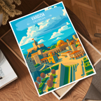 Vardzia – Georgia - Travel Wall Art Print - Art Print - Travel Art Poster