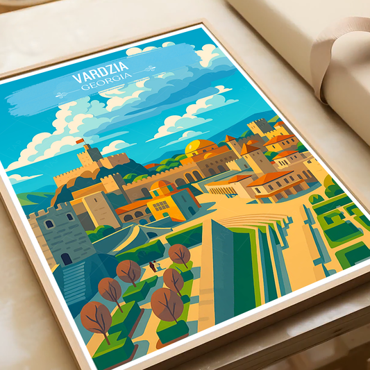 Vardzia – Georgia - Travel Wall Art Print - Art Print - Travel Art Poster
