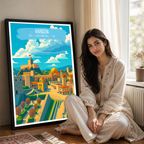 Vardzia – Georgia - Travel Wall Art Print - Art Print - Travel Art Poster