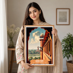 Agra Fort - Agra - India - Travel Wall Art Print - Art Print - Travel Art Poster